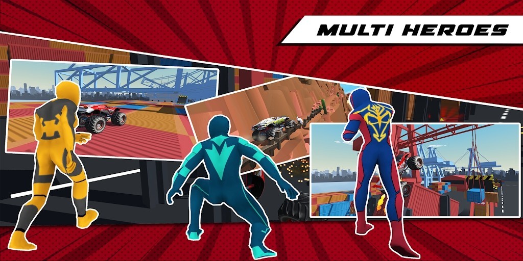 超级英雄超级坡道汽车特技好玩吗 超级英雄超级坡道汽车特技玩法简介