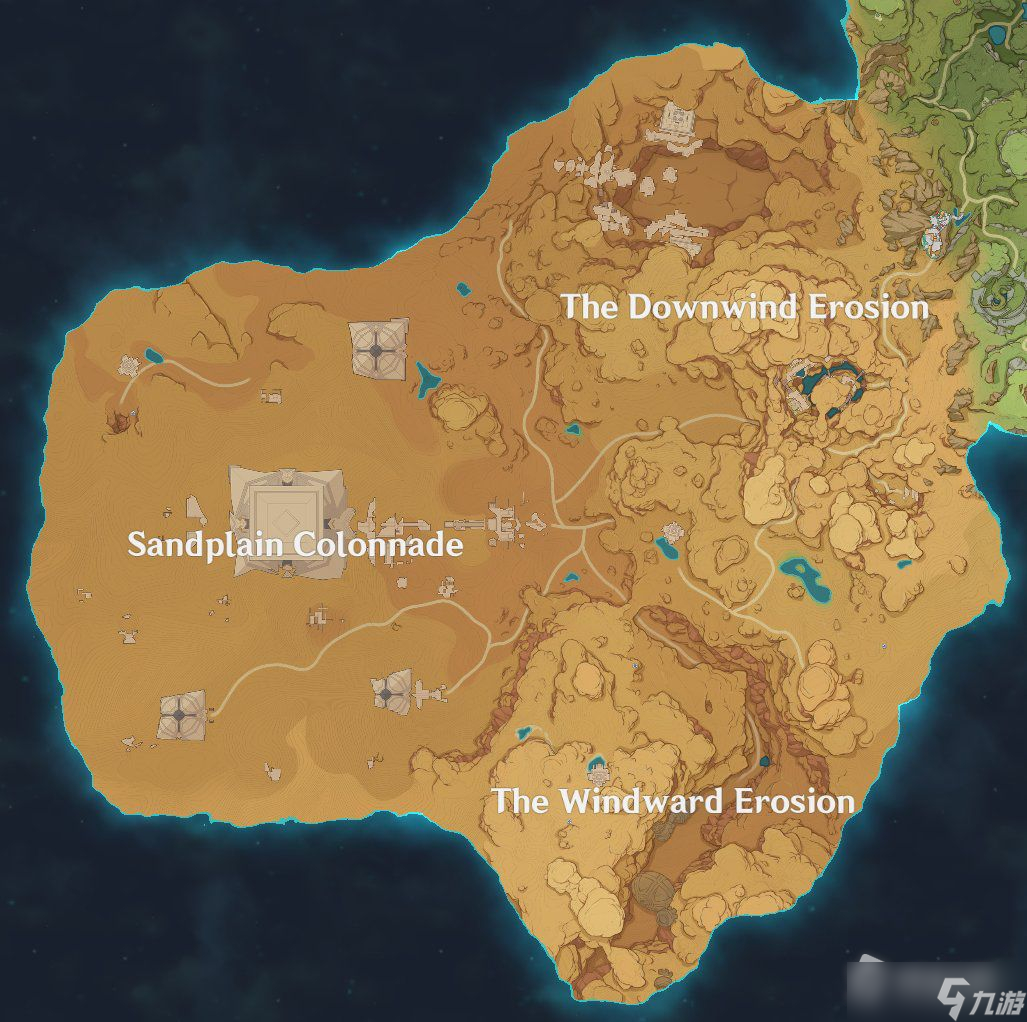 《原神》3.1沙漠地图介绍