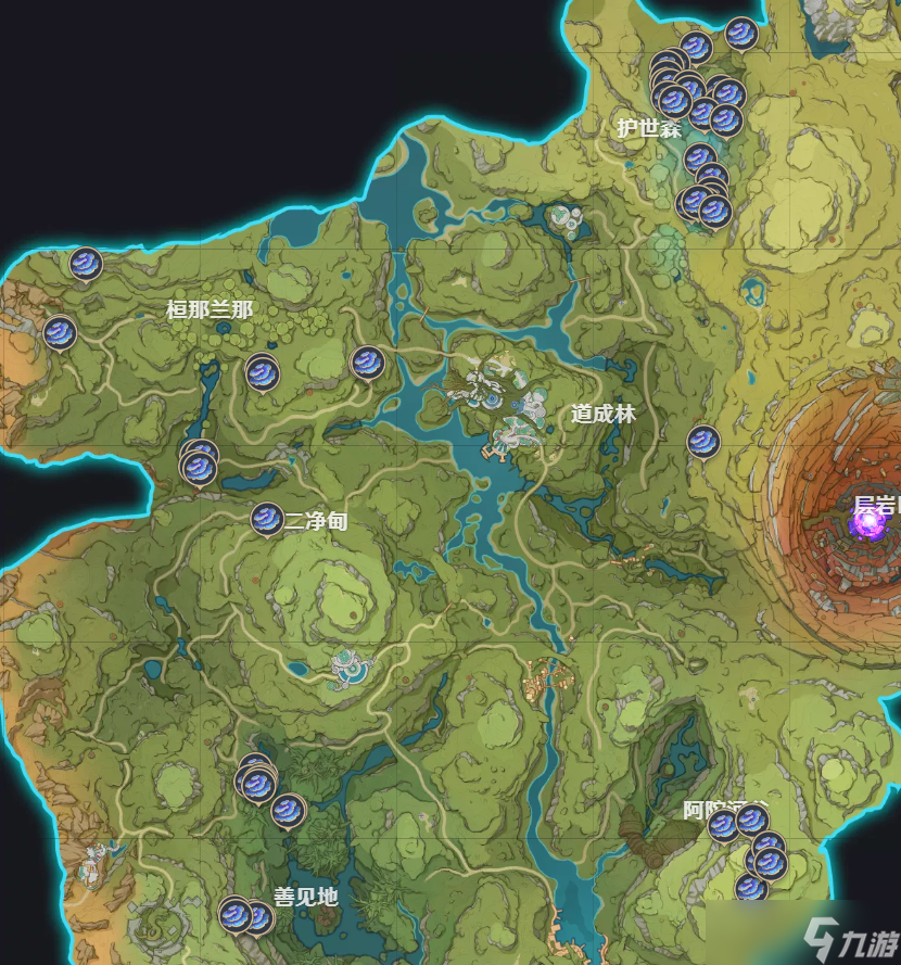 《原神》树王圣体菇最佳采集点