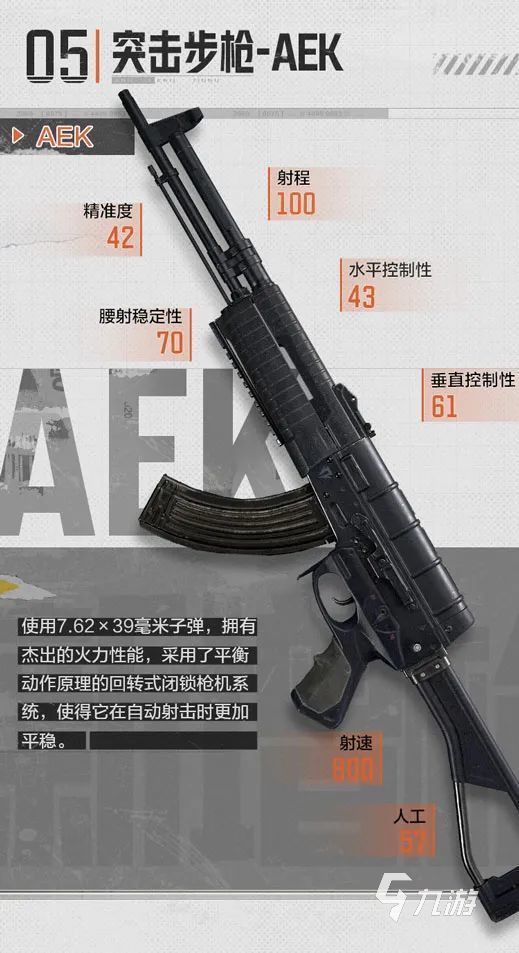 暗区突围突击步枪AEK强不强 突击步枪AEK强度游戏评测