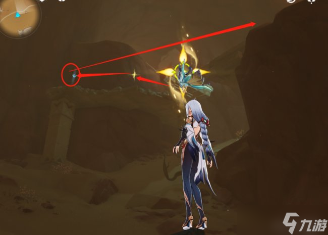 《原神》沙漠解密 沙漠地底宝箱解密