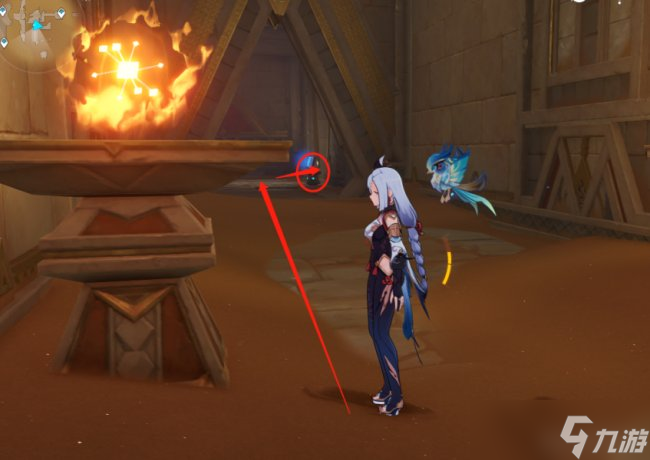 《原神》沙漠解密 沙漠地底宝箱解密