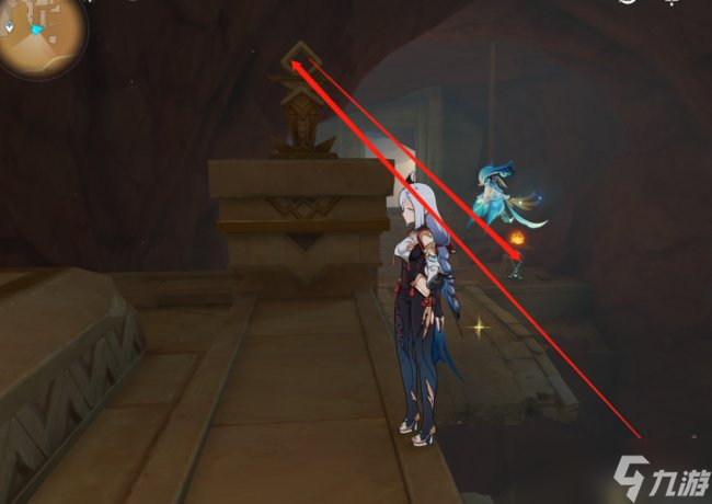 《原神》沙漠解密 沙漠地底宝箱解密