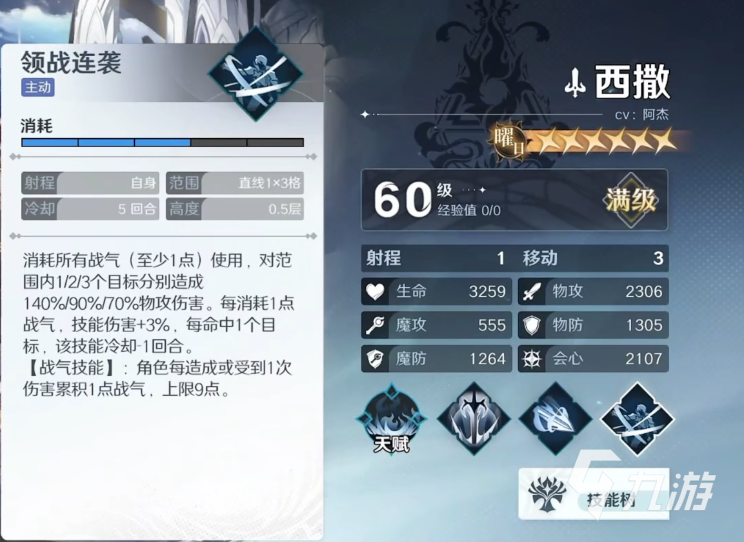 风色幻想命运传说西撒怎么样 西撒角色技能解析