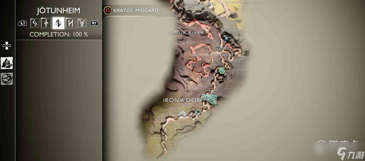 《战神5》高清大地图分享