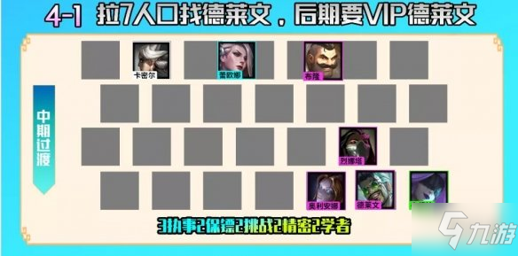 《云顶之弈手游》执事德莱文阵容推荐 S6.5VIP德莱文装备搭配速围观