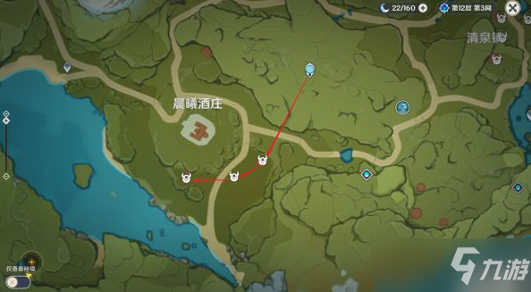原神慕风蘑菇采集路线