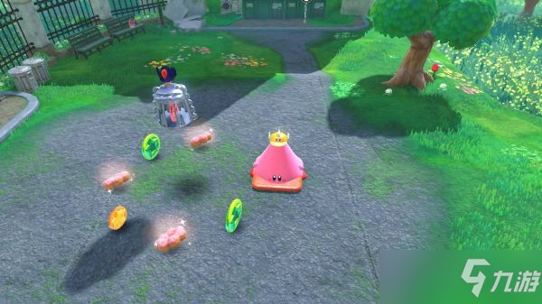 《星之卡比探索发现》1-1收集品位置说明 草原建筑郁金香在哪里?