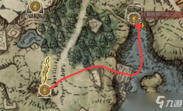 《艾尔登法环》所有洞窟、墓地与坑道位置路线图
