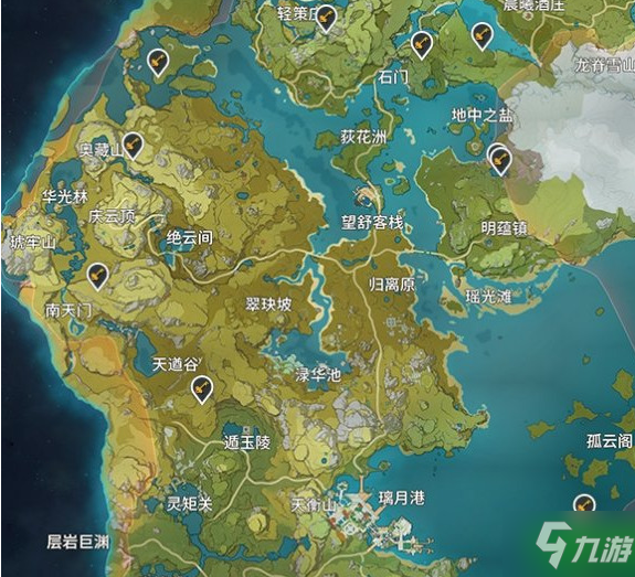原神璃月地灵龛分布在哪里 原神璃月地灵龛分布图一览