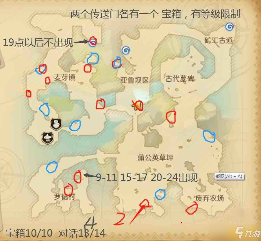 龙之国物语麦芽镇隐藏对话在哪？