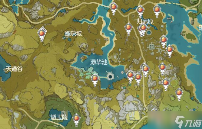 原神日落果采集点位置大全 2022日落果采集路线刷新点汇总