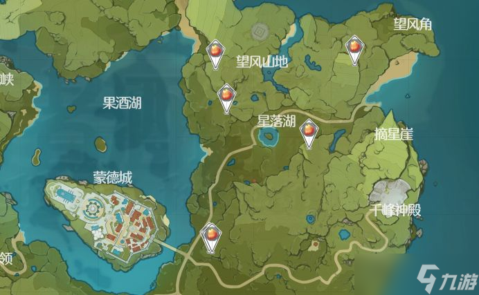 原神日落果采集点位置大全 2022日落果采集路线刷新点汇总