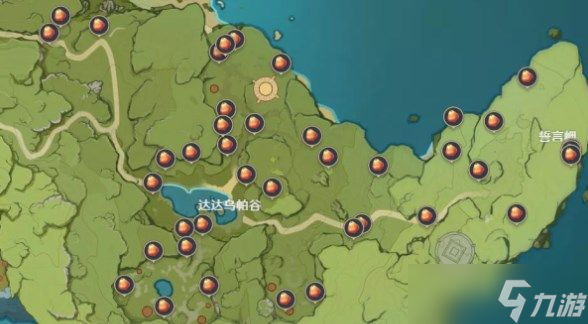 原神日落果采集点位置大全 2022日落果采集路线刷新点汇总