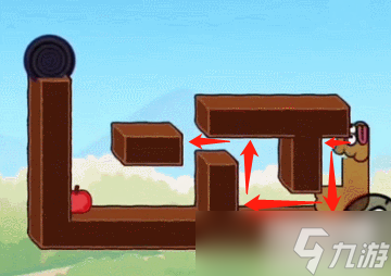 贪吃的苹果蛇第55关怎么过