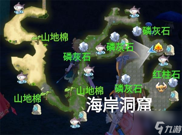 玛娜希斯回响所有地图资源分布一览
