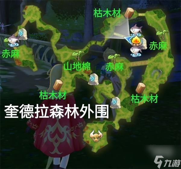 玛娜希斯回响所有地图资源分布一览