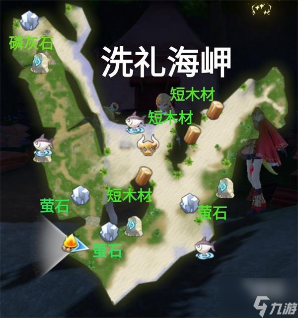 玛娜希斯回响所有地图资源分布一览