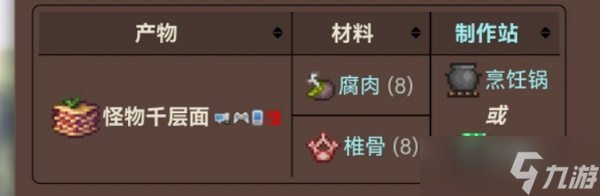 泰拉瑞亚饥荒联动食物怎么弄