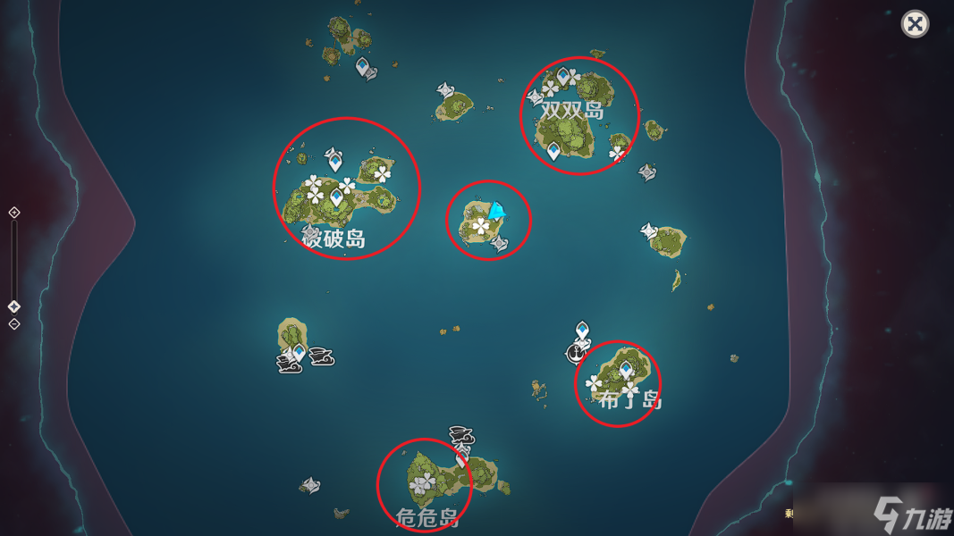 《原神》2.8版本海岛地图海螺在哪