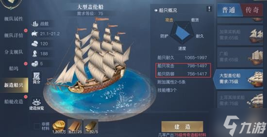 《黎明之海》船只建造指南