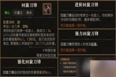 《暗黑破坏神4》游侠技能大全