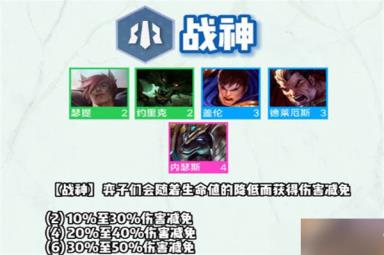 云顶之弈s9战神羁绊介绍