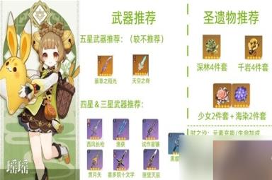 《原神》3.7瑶瑶详细培养攻略