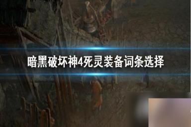 《暗黑破坏神4》死灵法师装备词条选什么?死灵装备词条选择