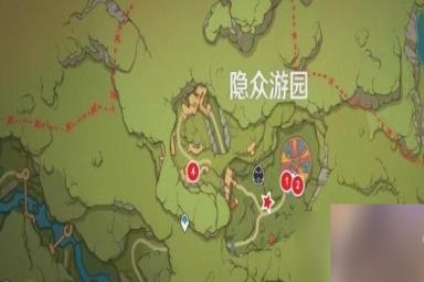 《原神》隐众游园聚流映灯位置介绍