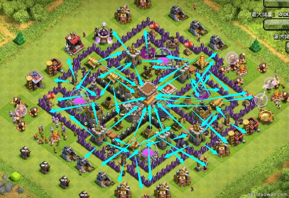 coc8本部落战阵型链接_coc8本阵型_coc八本阵型2020